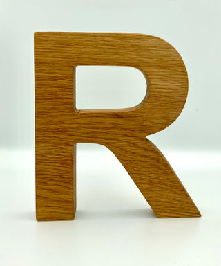 Personalised Oak Letters 7 inch