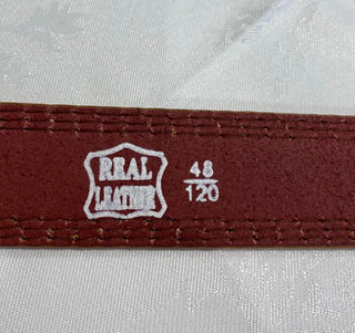 Mens leather belt