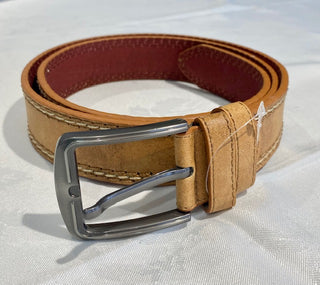 Mens leather belt