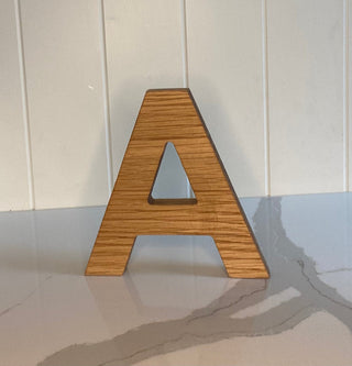 Personalised Oak Letters 8 inch