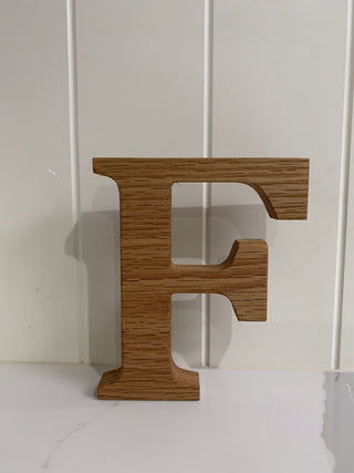 Personalised Oak Letters 5 inch