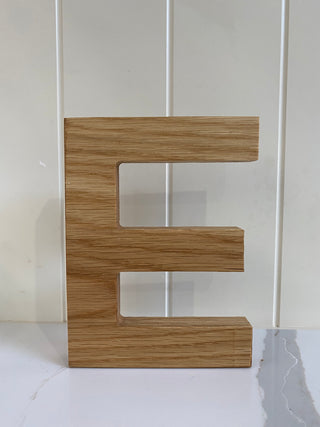 Personalised Oak Letters 5 inch